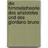 Die Himmelstheorie Des Aristoteles Und Des Giordano Bruno