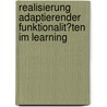 Realisierung Adaptierender Funktionalit�Ten Im Learning by Tamara Rachbauer