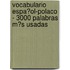 Vocabulario Espa�Ol-Polaco - 3000 Palabras M�S Usadas