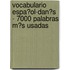 Vocabulario Espa�Ol-Dan�S - 7000 Palabras M�S Usadas
