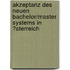 Akzeptanz Des Neuen Bachelor/Master Systems in �Sterreich