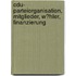 Cdu- Parteiorganisation, Mitglieder, W�Hler, Finanzierung