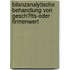 Bilanzanalytische Behandlung Von Gesch�Fts-Oder Firmenwert