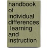 Handbook of Individual Differences  Learning  and Instruction door David H. Jonassen