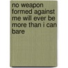 No Weapon Formed Against Me Will Ever Be More Than I Can Bare by Empress I. Mel
