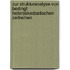 Zur Strukturanalyse Von Bedingt Heteroskedastischen Zeitreihen