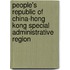 People's Republic of China-Hong Kong Special Administrative Region