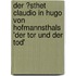 Der �Sthet Claudio in Hugo Von Hofmannsthals 'Der Tor Und Der Tod'