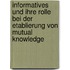 Informatives Und Ihre Rolle Bei Der Etablierung Von Mutual Knowledge