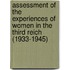Assessment of the Experiences of Women in the Third Reich (1933-1945)