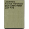 Vocabulaire Fran�Ais-N�Erlandais Pour L'Autoformation - 3000 Mots door Andrey Taranov