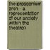 The Proscenium Arch - a Representation of Our Anxiety Within the Theatre?