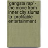 'Gangsta Rap' - the Move from Inner City Slums to  Profitable Entertainment by Timo Dersch