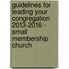 Guidelines for Leading Your Congregation 2013-2016 - Small Membership Church door General Board Of Discipleship