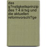 Das G�nstigkeitsprinzip Des � 4 Iii Tvg Und Die Aktuellen Reformvorschl�ge door Christoph L�big