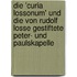 Die 'Curia Lossonum' Und Die Von Rudolf Losse Gestiftete Peter- Und Paulskapelle