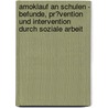 Amoklauf an Schulen - Befunde, Pr�Vention Und Intervention Durch Soziale Arbeit door Carolin Fischer