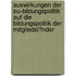 Auswirkungen Der Eu-Bildungspolitik Auf Die Bildungspolitik Der Mitgliedsl�Nder
