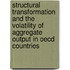 Structural Transformation and the Volatility of Aggregate Output in Oecd Countries
