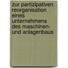 Zur Partizipativen Reorganisation Eines Unternehmens Des Maschinen- Und Anlagenbaus door Reiner Schlausch