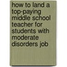 How to Land a Top-Paying Middle School Teacher for Students with Moderate Disorders Job door Ashley Daniels