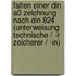 Falten Einer Din A0 Zeichnung Nach Din 824 (Unterweisung Technische / -R Zeicherer / -In)