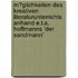 M�Glichkeiten Des Kreativen Literaturunterrichts Anhand E.T.A. Hoffmanns 'Der Sandmann'