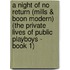A Night of No Return (Mills & Boon Modern) (the Private Lives of Public Playboys - Book 1)