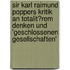 Sir Karl Raimund Poppers Kritik an Totalit�Rem Denken Und 'Geschlossenen Gesellschaften'