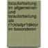 Tataufarbeitung Im Allgemeinen Und Tataufarbeitung Als R�Ckfallpr�Diktor Im Besonderen