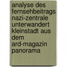 Analyse Des Fernsehbeitrags Nazi-Zentrale Unterwandert Kleinstadt Aus Dem Ard-Magazin Panorama by Janine Wergin