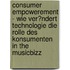 Consumer Empowerement - Wie Ver�Ndert Technologie Die Rolle Des Konsumenten in the Musicbizz