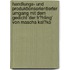 Handlungs- Und Produktionsorientierter Umgang Mit Dem Gedicht 'Der Fr�Hling' Von Mascha Kal�Ko