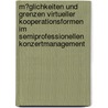 M�Glichkeiten Und Grenzen Virtueller Kooperationsformen Im Semiprofessionellen Konzertmanagement by Thore Debor