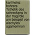 Karl Heinz Bohrers �Sthetik Des Schreckens in Der Trag�Die Am Beispiel Von Aischylos' Agamemnon