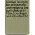 Kreative �Bungen Zur Erweiterung Und Festigung Des Wortschatzes Im Fremdsprachigen Deutschunterricht