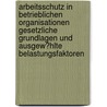 Arbeitsschutz in Betrieblichen Organisationen Gesetzliche Grundlagen Und Ausgew�Hlte Belastungsfaktoren by Jacob Stuke