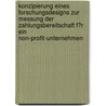 Konzipierung Eines Forschungsdesigns Zur Messung Der Zahlungsbereitschaft F�R Ein Non-Profit-Unternehmen door Hendrik Blanke
