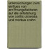 Untersuchungen Zum Einfluss Von Ern�Hrungsfaktoren Auf Die Entstehung Von Colitis Ulcerosa Und Morbus Crohn