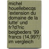 Michel Houellebecqs 'Extension Du Domaine De La Lutte' Und Fr�D�Ric Beigbeders '99 Francs (14,99?)' Im Vergleich by Miriam Pirolo