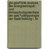 Gis-Gest�Tzte Analyse Der Energieeinspar- Und Klimaschutzpotentiale Der Geb�Udetypologie Der Stadt Freiburg I. Br. door Sven Fitz