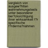 Vergleich Von Ausgew�Hlten Wahrnehmungstests Unter Besonderer Ber�Cksichtigung Ihrer Wirksamkeit F�R Spezifische F�Rderma�Nahmen door Carola Siegmund