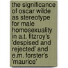 The Significance of Oscar Wilde As Stereotype for Male Homosexuality in A.T. Fitzroy's 'Despised and Rejected' and E.M. Forster's 'Maurice' by Christian Mossmann