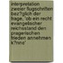 Interpretation Zweier Flugschriften Bez�Glich Der Frage, 'Ob Ein Recht Evangelischer Reichsstand Den Pragerischen Frieden Annehmen K�Nne'