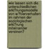 Wie Lassen Sich Die Unterschiedlichen Erkl�Rungsmodelle Von W�Hlerverhalten Im Rahmen Der Soziologischen Erkl�Rung Miteinander Vereinen?