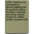 Coffin-Making and Undertaking - Special Appliances, Lancashire Coffins, Southern Counties and Other Coffins, Children's Coffins, Adults' Covered Coffi