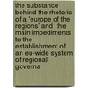 The Substance Behind the Rhetoric of a 'Europe of the Regions' and  the Main Impediments to the Establishment of an Eu-Wide System of Regional Governa door Stephan Ester