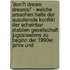 'Don�T Dream Dreams!' - Welche Ursachen Hatte Der Ausufernde Konflikt Der Scheinbar Stabilen Gesellschaft Jugoslawiens Zu Beginn Der 1990Er Jahre Und
