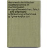 Der Erwerb Der Klitischen Objektpronomina Im Monolingualen Erstspracherwerb Franz�Sisch - Eine Empirische Untersuchung Anhand Des Gr�Goire-Korpus (Chi by Barbara Miertsch