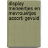 Display meneertjes en mevrouwtjes assorti gevuld